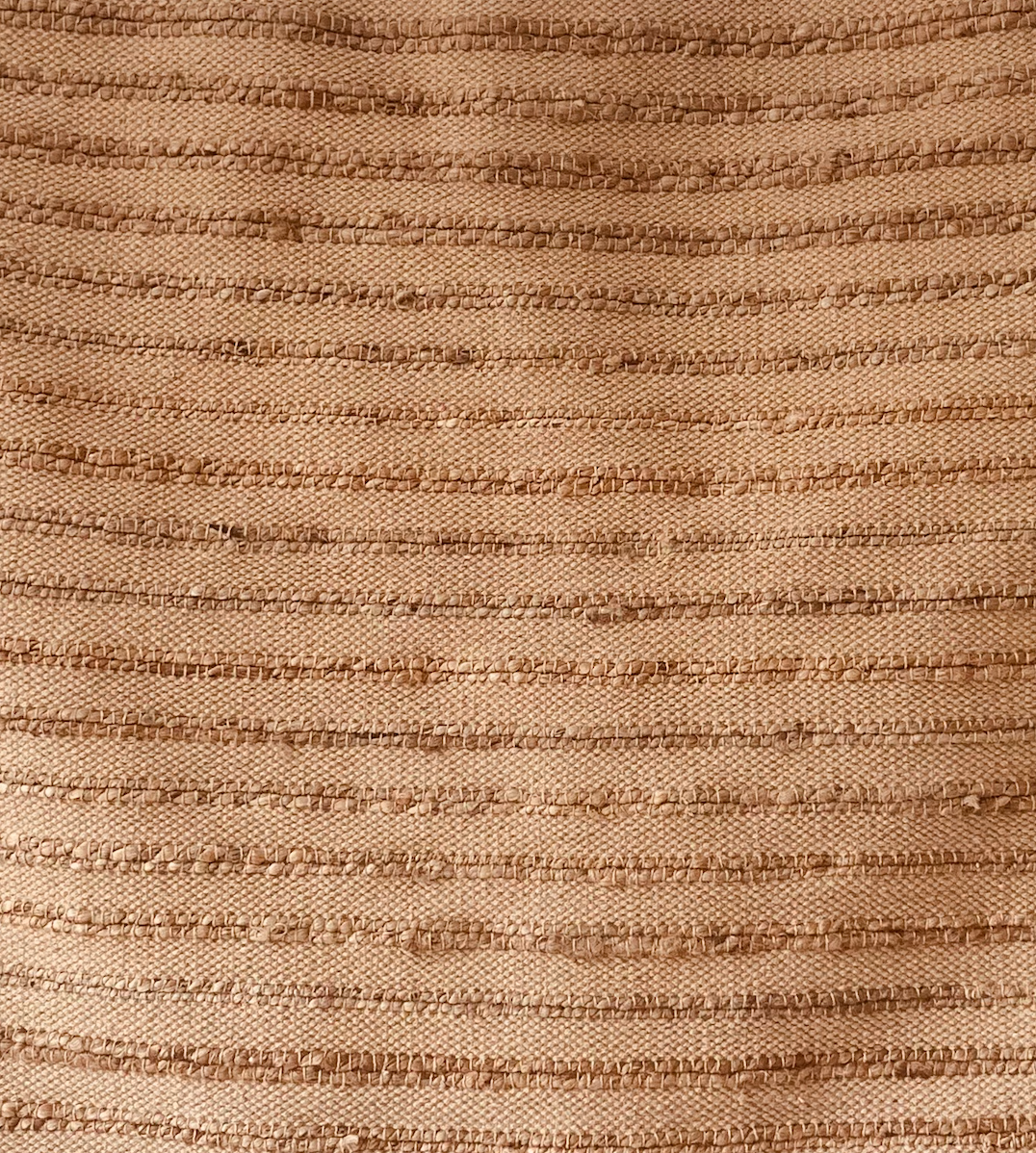 Cotton with Jute stripe textured jute rug 5 x 8 ft. ( 150 X 240 cms)