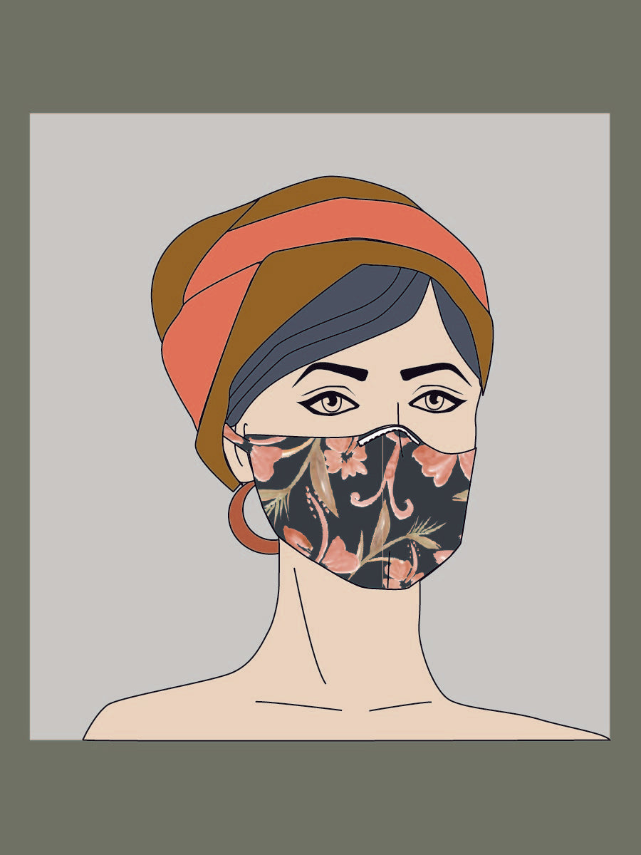 Mogra Printed Face Mask