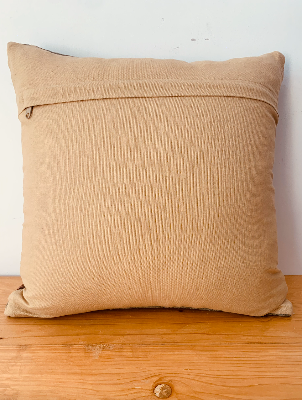 Green Argyle flower pattern Wool cotton kilim cushion cover  45 * 45 cm