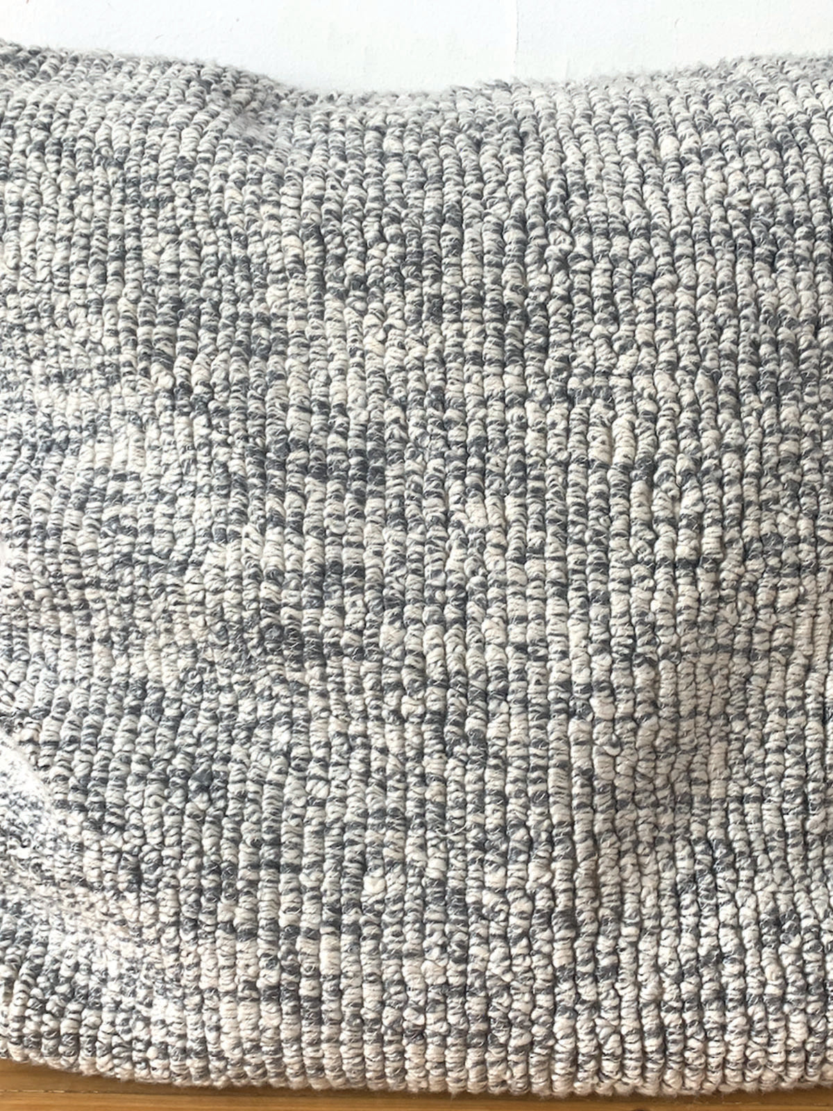 Melange textured cushion cover