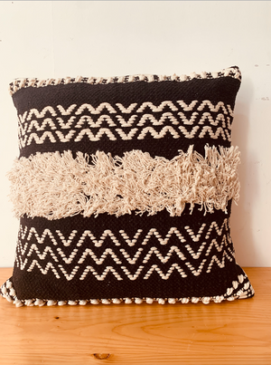 Textured stripe design cushion cover  45*45